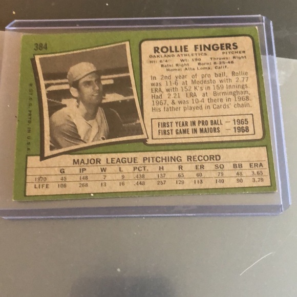 Baseball card - Picture 2 of 2